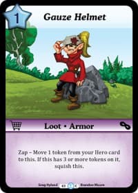 Gauze Helmet - Fashion Furious - Munchkin CCG card