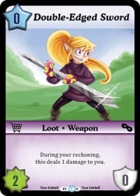 Double-Edged Sword - Fashion Furious - Munchkin CCG card