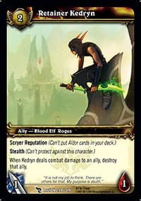 Retainer Kedryn - March of the Legion - WoW card