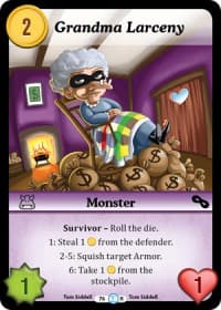 Grandma Larceny - Fashion Furious - Munchkin CCG card