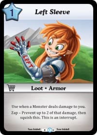 Left Sleeve - Fashion Furious - Munchkin CCG card