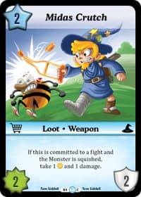 Midas Crutch - Fashion Furious - Munchkin CCG card