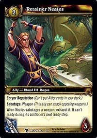 Retainer Nealos - March of the Legion - WoW card