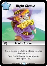Right Sleeve - Fashion Furious - Munchkin CCG card