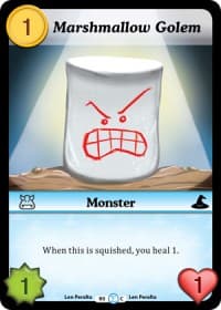 Marshmallow Golem - Fashion Furious - Munchkin CCG card