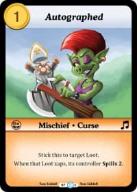 Autographed - Fashion Furious - Munchkin CCG card