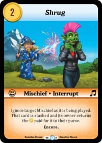Shrug - Fashion Furious - Munchkin CCG card