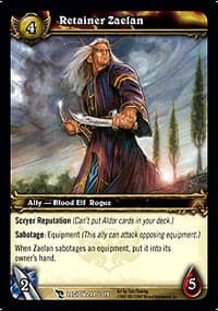 Retainer Zaelan - March of the Legion - WoW card