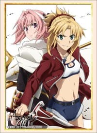 Bushiroad Sleeve Collection HG Vol.1566: Fate/Apocrypha - Saber of Red & Rider of Black (60-Pack) - Bushiroad Card Sleeves - Card Sleeves card