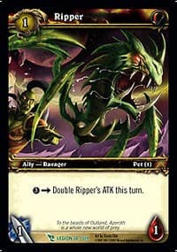 Ripper - March of the Legion - WoW card