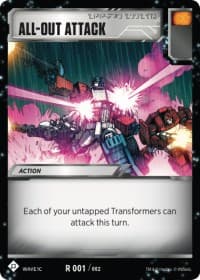 All-Out Attack (SDCC 2018 Exclusive) - Wave 1 - Transformers TCG card