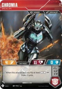 Chromia - Special Ops - Wave 1 - Transformers TCG card