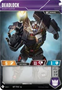 Deadlock - Bounty Hunter - Wave 1 - Transformers TCG card