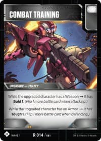 Combat Training - Wave 1 - Transformers TCG card