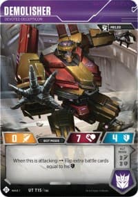 Demolisher - Devoted Decepticon - Wave 1 - Transformers TCG card