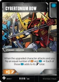 Cybertonium Bow - Wave 1 - Transformers TCG card
