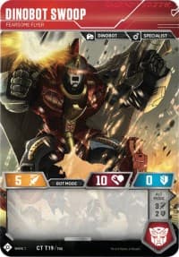 Dinobot Swoop - Fearsome Flyer - Wave 1 - Transformers TCG card