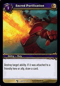 Sacred Purification - March of the Legion - WoW card
