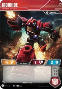 Ironhide - Veteran Autobot (Autobots Starter Set) - Wave 1 - Transformers TCG card