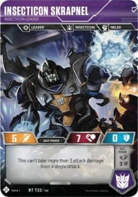Insecticon Skrapnel - Insecticon Leader - Wave 1 - Transformers TCG card