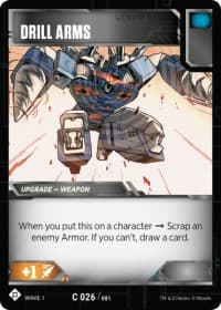 Drill Arms - Wave 1 - Transformers TCG card