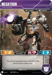 Megatron - Living Weapon - Wave 1 - Transformers TCG card