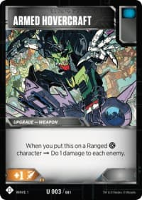 Armed Hovercraft - Wave 1 - Transformers TCG card