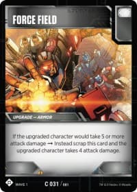 Force Field - Wave 1 - Transformers TCG card