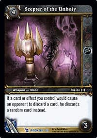 Scepter of the Unholy - March of the Legion - WoW card