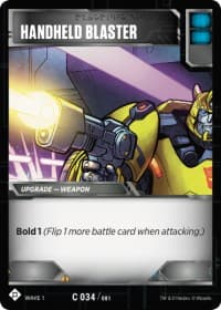Handheld Blaster - Wave 1 - Transformers TCG card
