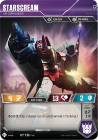 Starscream - Air Commander - Wave 1 - Transformers TCG card