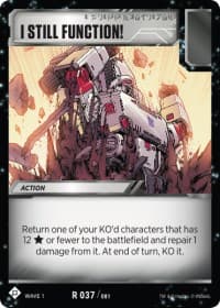 I Still Function! - Wave 1 - Transformers TCG card