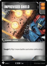 Improvised Shield - Wave 1 - Transformers TCG card