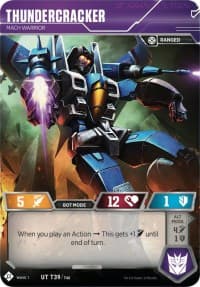 Thundercracker - Mach Warrior - Wave 1 - Transformers TCG card