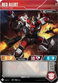 Red Alert - Security Chief (Autobots Starter Set) - Wave 1 - Transformers TCG card