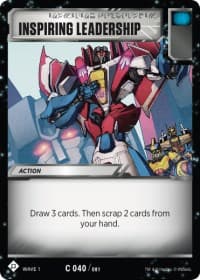Inspiring Leadership - Wave 1 - Transformers TCG card