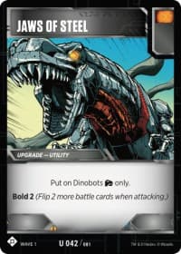 Jaws of Steel - Wave 1 - Transformers TCG card