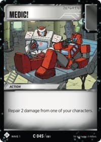 Medic! - Wave 1 - Transformers TCG card