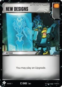 New Designs - Wave 1 - Transformers TCG card