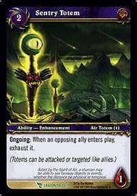 Sentry Totem - March of the Legion - WoW card