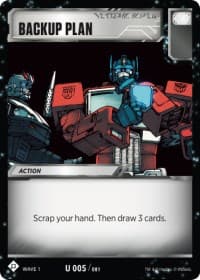 Backup Plan - Wave 1 - Transformers TCG card