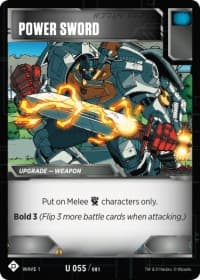 Power Sword - Wave 1 - Transformers TCG card