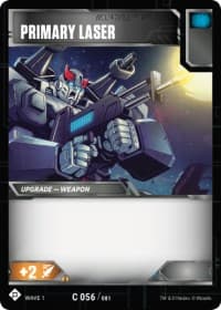 Primary Laser - Wave 1 - Transformers TCG card