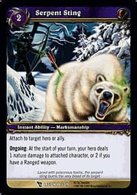 Serpent Sting - March of the Legion - WoW card