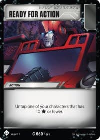 Ready for Action - Wave 1 - Transformers TCG card