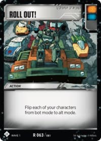 Roll Out! - Wave 1 - Transformers TCG card