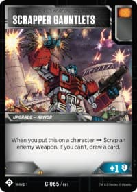 Scrapper Gauntlets - Wave 1 - Transformers TCG card