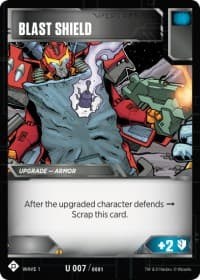 Blast Shield - Wave 1 - Transformers TCG card