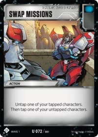 Swap Missions - Wave 1 - Transformers TCG card