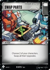 Swap Parts - Wave 1 - Transformers TCG card